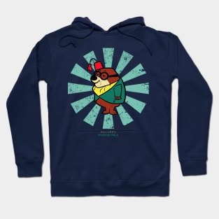 Morocco Mole Retro Japanese Secret Squirrel Hoodie